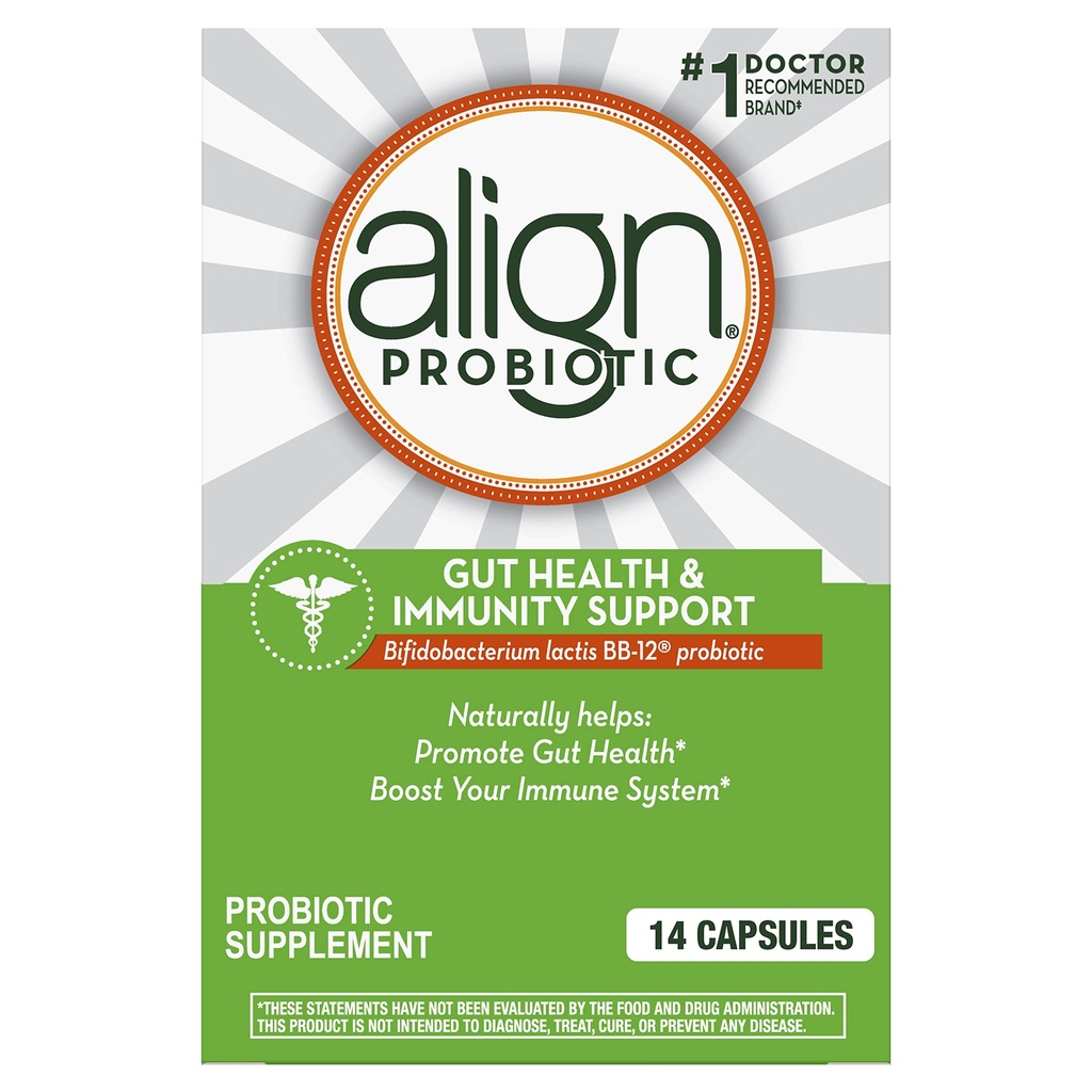 Align Gut Health & Immunity Probiotic, Daily Digestive Support for Women and Men, Helps Support Immune and Digestive Health, 14 Capsules