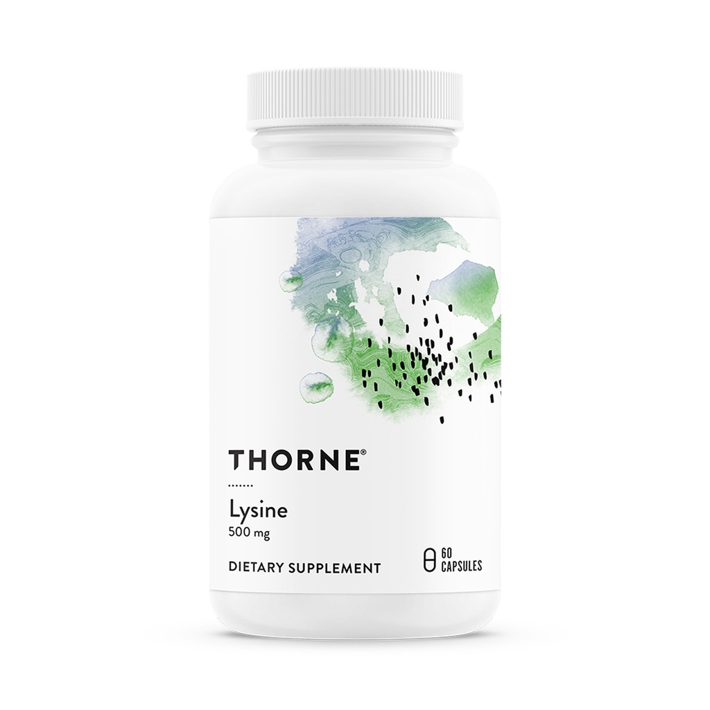 THORNE - Lysin - essentielle Aminosäure für Hautgesundheit, Energieerzeugung und Immunfunktion* - 500 mg - 60 Portionen