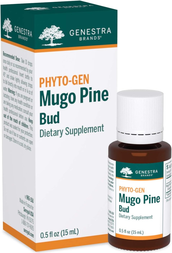 Marques Genestra - Boud de pin Mugo - Supplément à base de plantes - 0,5 fl. oz.