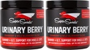 Super Snouts Urinary Berry Tract Supplements for Dogs & Cats, Made in USA, US & Canadian Blueberry & Cranberry Powder, UTI, Supporto per la salute del rene, Supporto per la vescica per cani (2.63 oz, Confezione di 2)