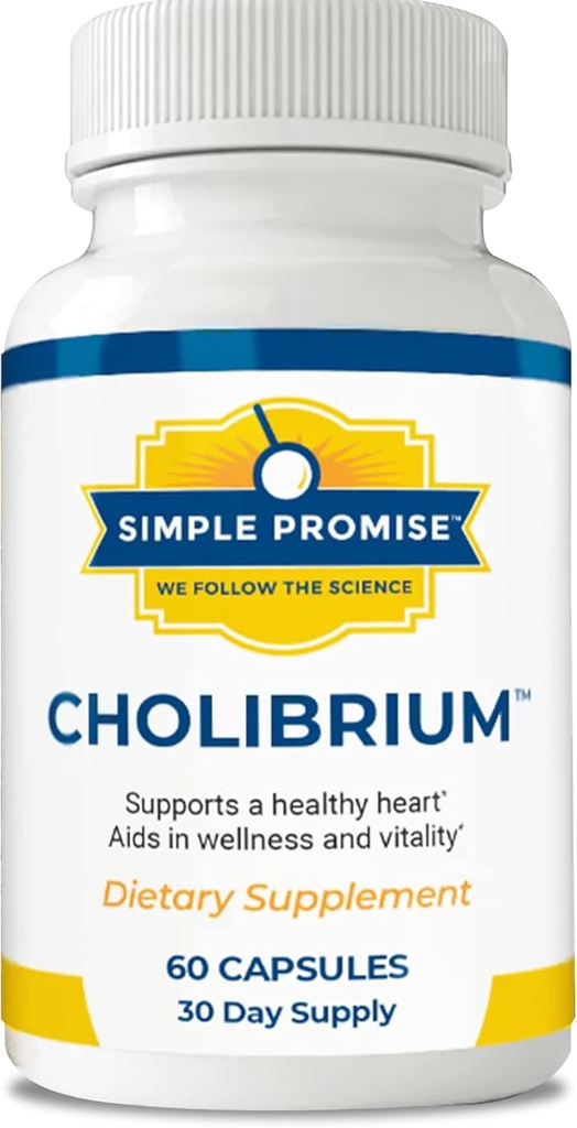 Einfache Versprechen - Cholibrium - Pilz-Ergänzung mit Lions Mane - Herz und Cholesterol-Unterstützung, 60 Kapseln