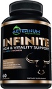 Infinite - HGH - Testosteron - Vitality Supplement-Inklusive Argnin-Glutamin, und mehr! Unterstützt Stärke, Stamina, Haut und Haargesundheit, Muskelwachstum. für Männer und Frauen 60 Kapseln pro Flasche.