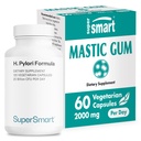 Supersmart - H. Pylori Formula Bundle (Azione Completa) - Probiotic L. Reuteri w/Mastic Gum | Non-GMO & Gluten Free - 60x2 & 120 capsule vegetariane