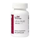 Avantage bariatrique Ultra Multivitamine avec fer - Ultra Multi avec fer - Format de gélule Multivitamine - Fournit un complexe complet de vitamines B - avec vitamine C, chrome et plus - 90 capsules
