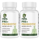 Probiotika für Frauen und Männer - 200 Billion CFU 12 Strains Probiotic für Verdauungs-Immun- & Gut-Gesundheit, mit Bio-Prebiotic Shelf Stable Probiotic Supplement für Bloating 120 Kapseln