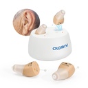 Wiederaufladbare Hörgeräte für Erwachsene Senioren, 1 Paar Komplett-in-Canal (CIC) Hörgeräte für Erwachsene Senioren Wiederaufladbare OTC Hörgeräte Beige