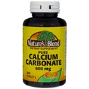 Naturale`s Blend Calcium Carbonate 600mg compresse 100 ct (confezione di 2)