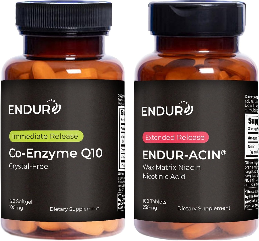 Endurance Products Co-Enzyme Q10 verfügt über CoQsol-CF ein hochlösliches und niedriges Flush Niacin