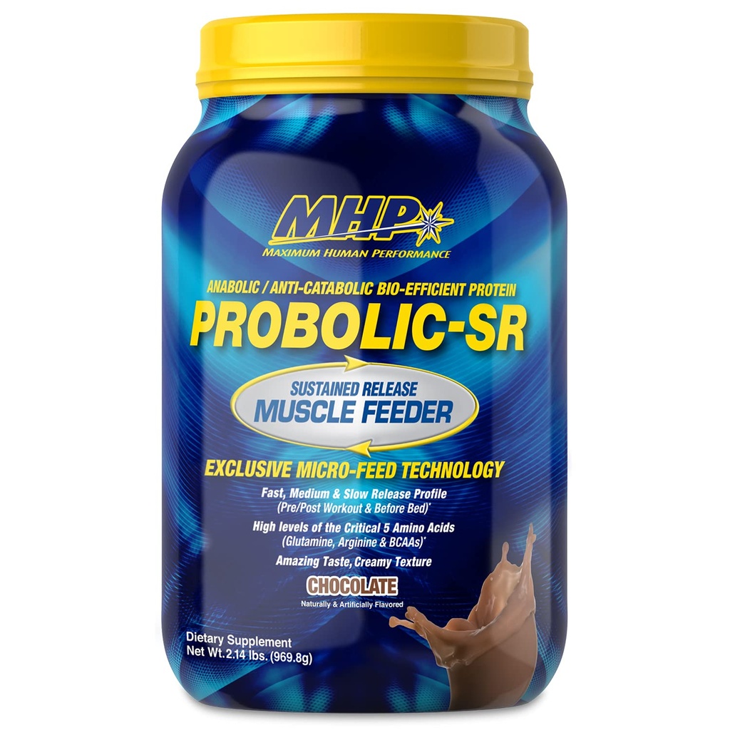 Polvere di proteina di rilascio prolungata, 24g Protein, BCAAs, Glutamina, Arginina, Pre-allenamento, Post-allenamento, Proteina notturna, 2lbs, 26 Serve, Cioccolato