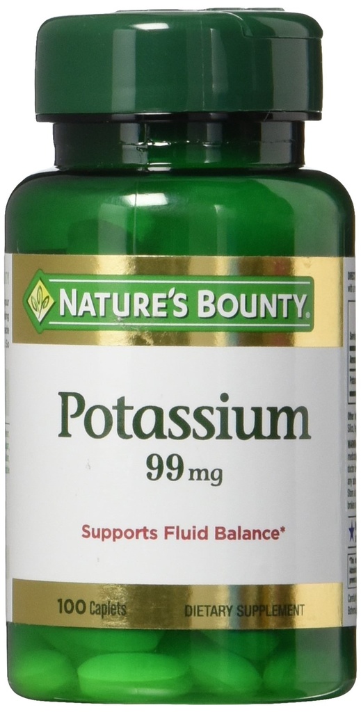 Gluconato di potassio della natura 99mg, 100 Caplets