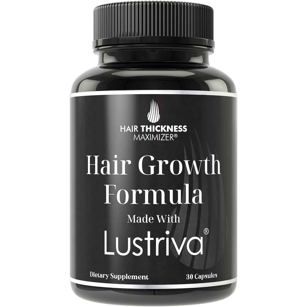 Lustriva Hair Growth Supplemento - clinicamente dimostrato in uno studio doppio cieco per la crescita e la pelle dei capelli. per entrambe le donne e gli uomini.