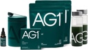 AG1 Greens Powder Supplement | Migliora la salute del fegato | Multivitamina, Probiotico, Gluten Free, Vegan e Keto Friendly | 75 Vitamine (verdi atletici) - Family Value Kit, Formula Classic