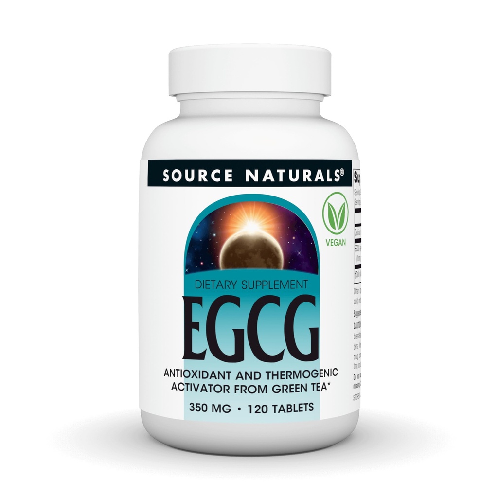EGCG, attivatore antiossidante e termogenico da tè verde*, 350 mg - 120 compresse