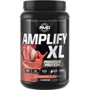 PMD Sports Amplify XL Premium Whey Protéines Supplément Hydro Greens Mélange - Glutamine et protéines de lactosérum avec super-aliments pour le muscle, la force et la récupération - Strawberry Slam (24 portions)