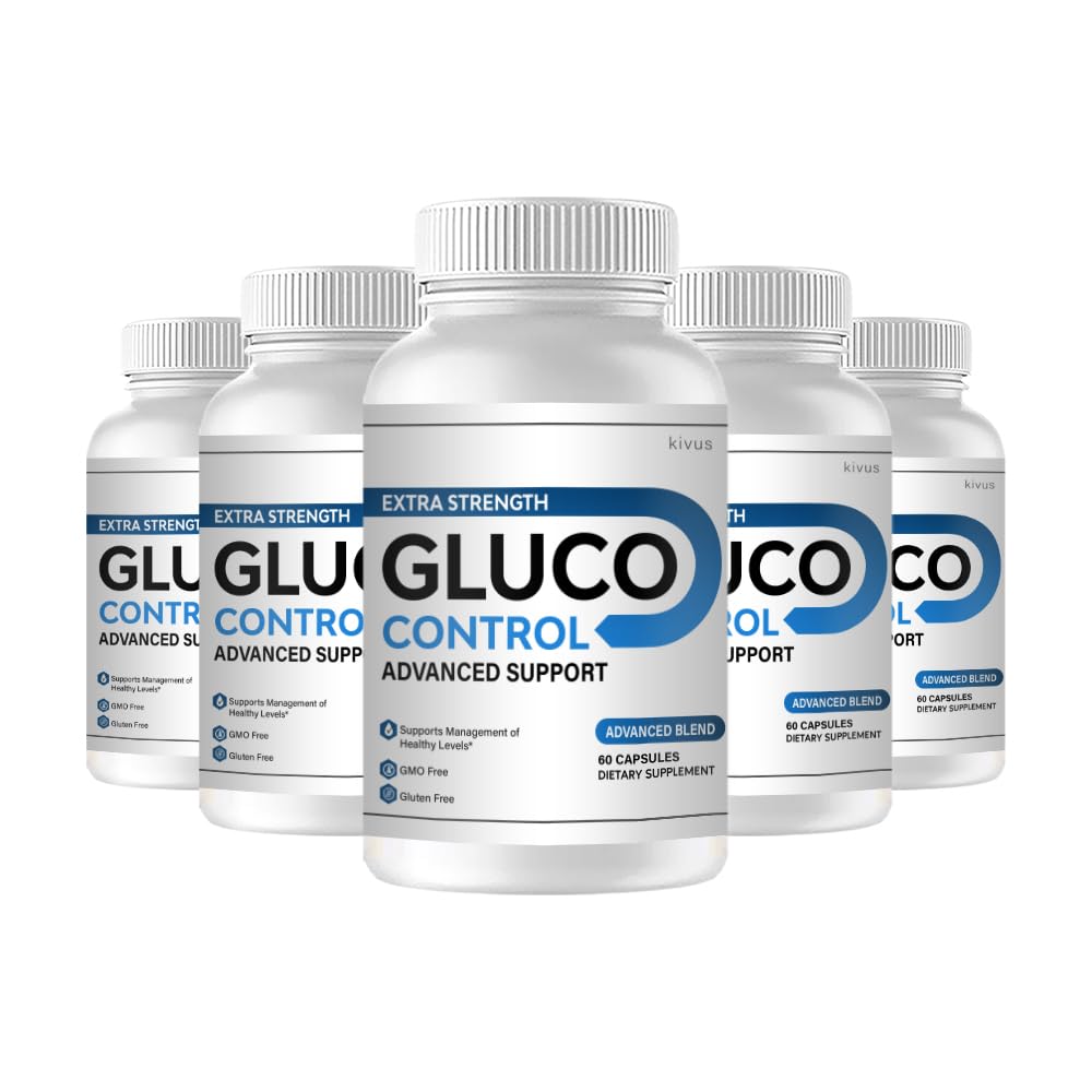 Gluco Control - Gluco Control Support avancé (5 packs, 300 capsules)