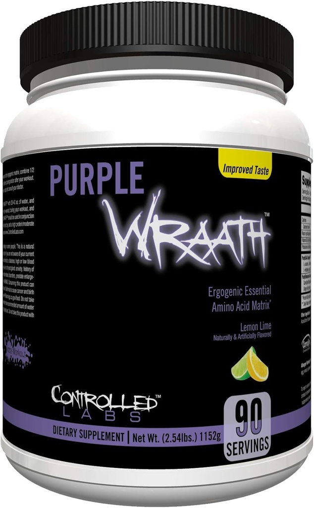 LABES CONTRÔLÉES Culturale, BCAA et supplément Acide amino EAA, avec poudre de mélange d'endurance intra-entraînement, endurance optimale, focus et stamina (Lemon Lime, 90 portions)