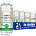 Compleat Pediatric Standard 1.4mL, Agitazione nutrizionale completa delle piante, Formula di alimentazione del tubo, Vanilla Flavor, 24 Pack