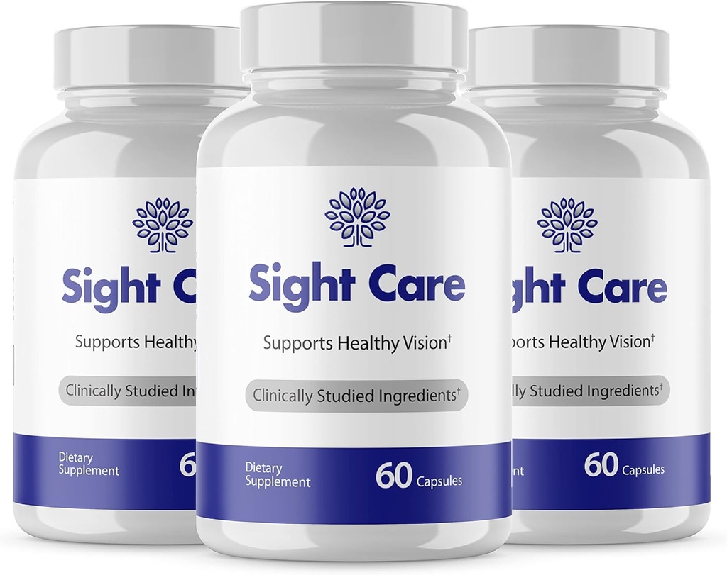 (Official 3 Pack) Capsule per la cura della vista - Capsule per il supporto della visione sana Supplemento avanzato ingredienti sani Pro Supplementi pillole Pastilla Sight Care Pills 3 Mese di alimentazione (180 Caps)