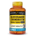 MASON NATURAL Glucosamin Chondroitin 1500/1200 mit Vitamin C, unterstützt die gemeinsame Gesundheit für normale Flexibilität und Mobilität*, 100 Kapseln, 1 Monat Versorgung