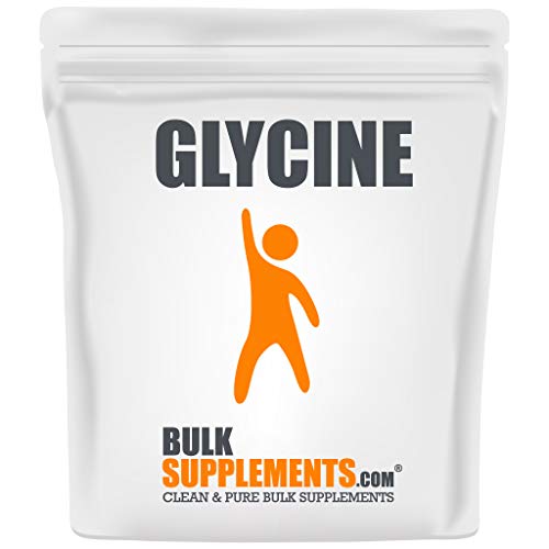 BulkSupplements.com Polvere di glicina - integratori di glicina, supplemento di aminoacidi - senza glutine e senza glutine, 3g per porzione, 1kg (2.2 lbs) (pacchetto di 1)
