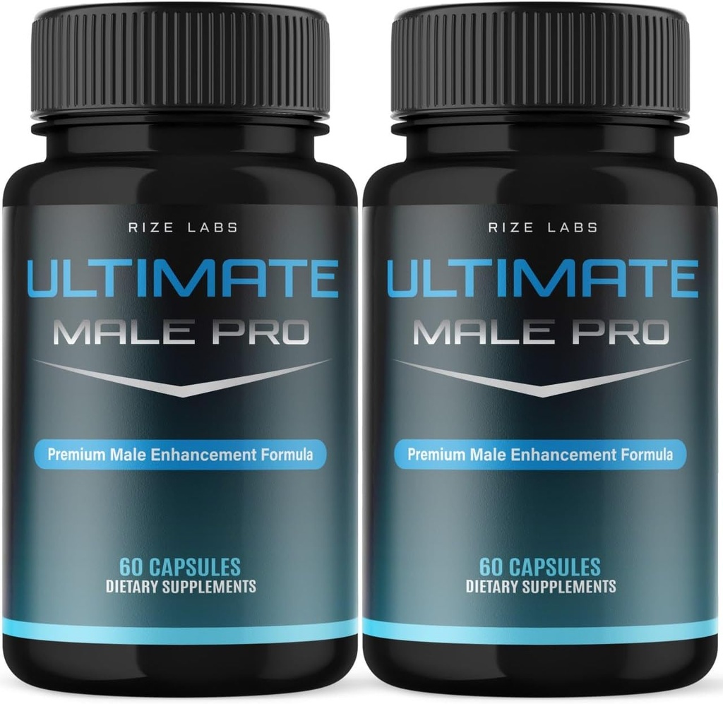 (2 Pack) Ultimate Male Pro Kapseln für Männer, Ultimate Male Extreme Supplement, All-Natural-Unterstützung für einen gesunden aktiven Lebensstil, UltimateMalePro Bewertungen (120 Kapseln)
