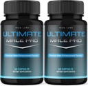 (2 Pack) Ultimate Male Pro capsule per gli uomini, Ultimate Male Extreme Supplement, Tutto-Natural Supporto per un sano stile di vita attivo, UltimateMalePro Recensioni (120 capsule)