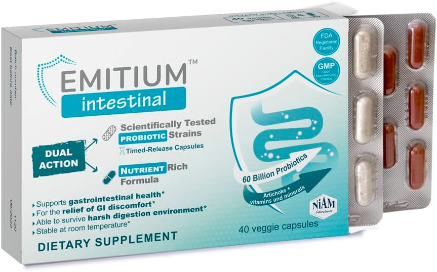 Probiotics & Prebiotics | IBS Relief, Durchfall, Gas, Colon Gesundheit, Verdauungsunterstützung | Artichoke & Vitamine | Reizbare Bowel Intestinal