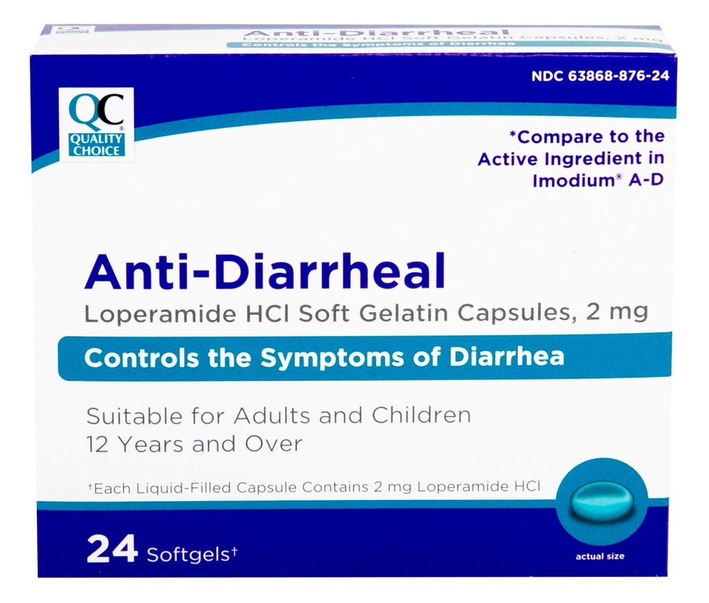 Choix de qualité Loperamide 2mg Anti-diarrhéique 24 Compte Softgel