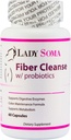 Lady Soma Fiber Cleanse for Women with Probiotics, 60 Capsules