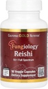 California Gold Nutrition Reishi (Ganoderma lucidum), Spettro completo, Certificato Organico, 90 capsule vegetali (600 mg Per Veggie Capsule)