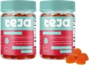 TEJA Immune Support Gummies for Teens with Vitamin D, VIT C, Zinc, and Acerola. Low Sugar Supplement, Daily Immunity Multivitamin for Age 12-17 Teenagers to Adults. 30 Gummies (2 Pack)