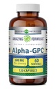 Erstaunliche Formeln Alpha GPC Supplement | 600 Mg pro Servieren | 120 Kapseln | Non-GMO | Gluten Free | Made in USA