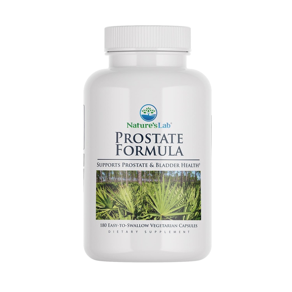 Nature's Lab Prostate Formula - unterstützt Prostata und Blasengesundheit - 180 Kapseln