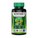 Vitamine D3 K2–5000 UI D3 & 100 mcg K2 MK-7 – Soutient la santé osseuse, cardiaque et immunitaire – supplément de vitamine K2 D3 – 120 softgels, approvisionnement de 4 mois