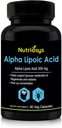 ALA-Ergänzung – Alpha-Liposäure 300mg | 90 Veg-Kapseln | Organische Antioxidantien-Unterstützung | Alpha-Liposäure | Acido Alfa Lipoico | Alpha Lipoic | Lipoic Säure | ALA-Kapseln