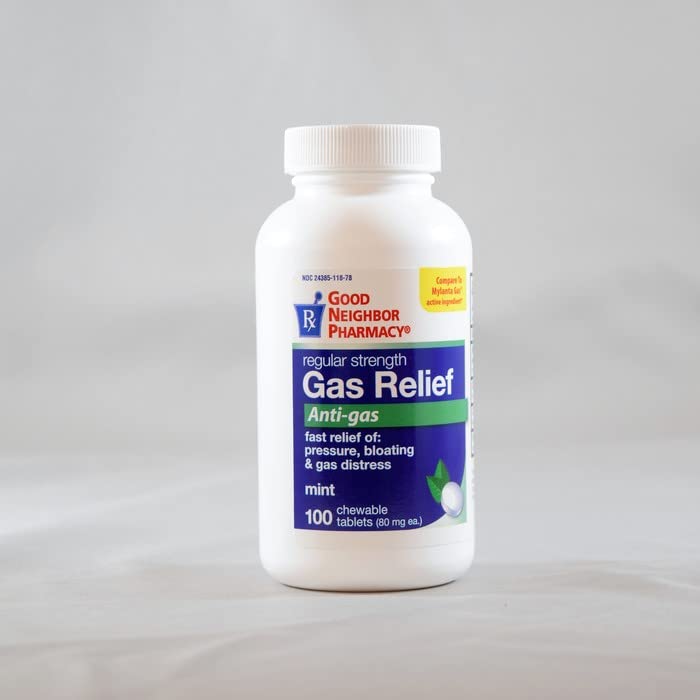 Bonne pharmacie du voisin NGP Gas Relief, 100 comprimés à croquer*