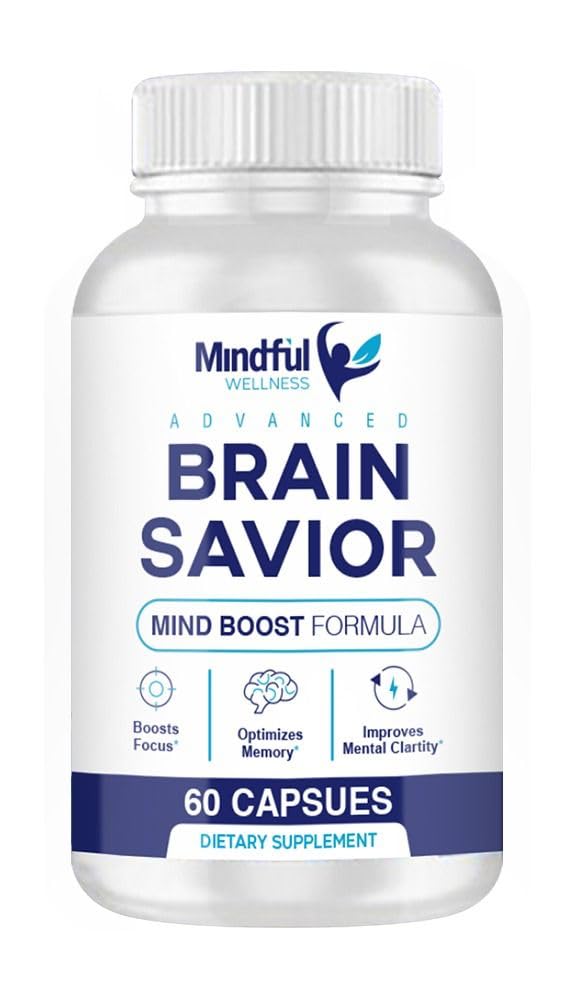 Capsules Cerveau Sauveur - Cerveau Sauveur par bien-être conscient - Formule Brain Sauveur Mind Boost (60 Capsules - 1 mois d'approvisionnement)
