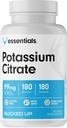 Bucked Up Citrato di potassio 99mg Per Serving, Bucked Up Essentials (180 Serve, 180 capsule)