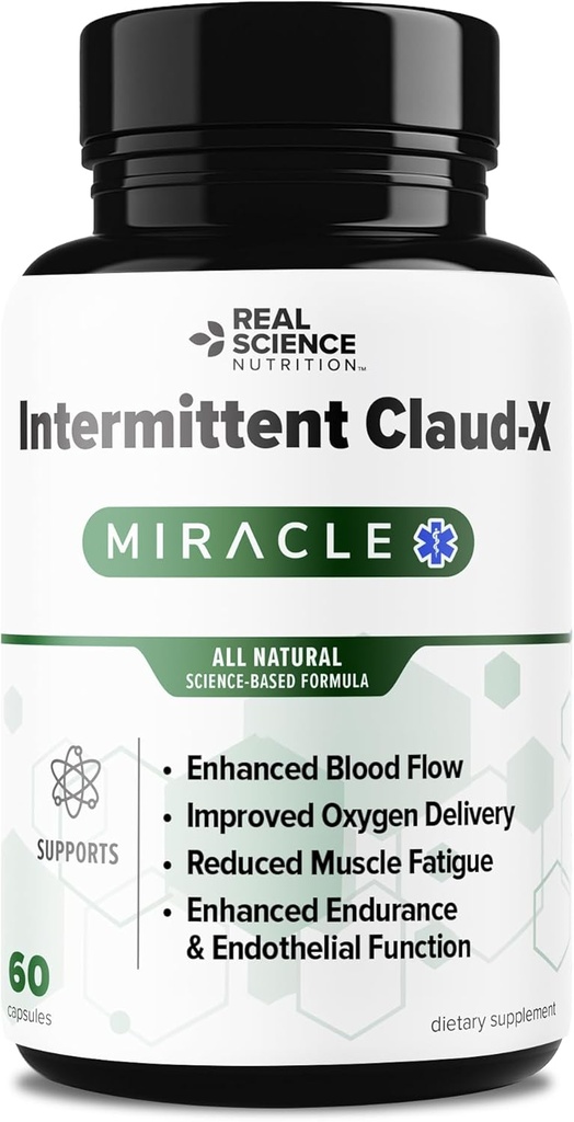 Offre Intermittent Claud-X Miracle - Un integratore nutrizionale formulato per fornire sollievo ai malati di claudica intermittente come crampi muscolari e disagio