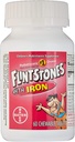 Flintstone Vit W/Iro Dimensioni 60s Flintstones bambini Multivitamin Supplemento W/ Iron Chewable Tabs 60 Ct (Pack of 2)