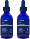 Minerali di Trace Potassio Ionica - Supplemento con Potassio e Magnesio - Supplemento liquido per facilitare l'assorbimento minerale semplice - Integratore sano del cervello e della funzione muscolare - 2 fl oz (2 Confezione) (66 Serve)