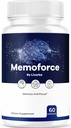 Supplément Cerveau de Memoforce - Pilules de Formule Premium de Memoforce officielle, Supplément Cerveau de Memo Force pour le mieux-être et la santé globale, Avis de Memoforce, 60 Capsules pour 1 mois