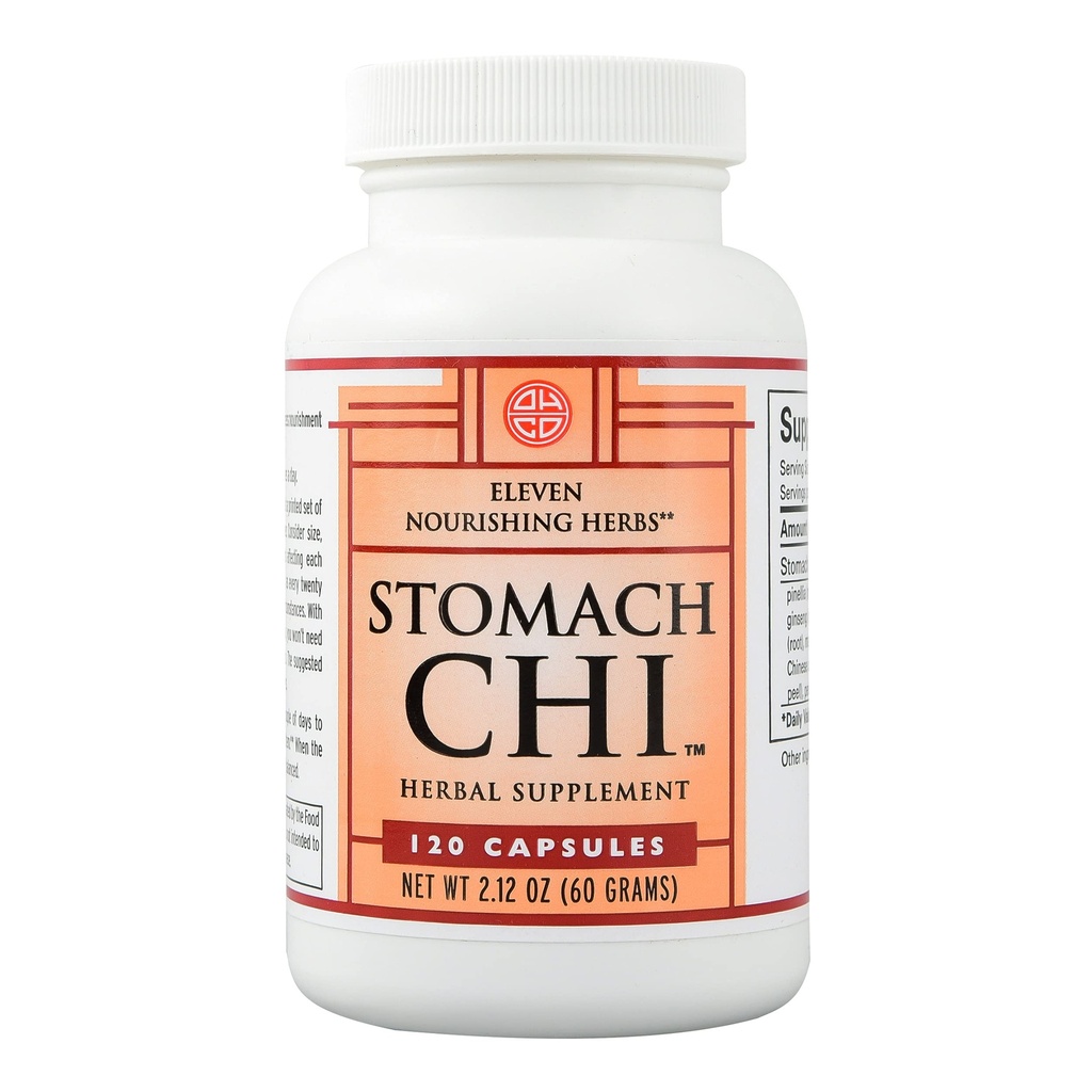 Stomach Chi - Supplément à base de plantes chinoises pour la santé digestive - Renforcer et restaurer le système digestif et améliorer la fonction pour aider le soulagement de l'estomac - Support digestif naturel - 120 capsules