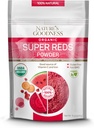 Polvere Super Reds della natura con radice di barbabietola, carota, melograno e anguria - Superfood Ricco Antiossidante per energia, salute del cuore e disintossicazione – 16 Serve (8 oz)