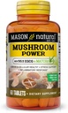 MASON NATURAL Pilzkraft mit 95% EGCG und Matcha, Pflanzenbasierte Formel mit Shiitake, Maitake, Reishi, 60 Tabletten