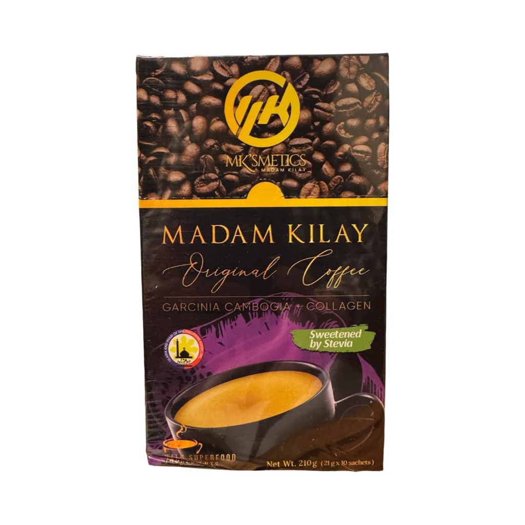 Slimming-K Kaffee von Madam kilay, Fat Burner + Collagen (21g), 10 Count (Pack von 1)