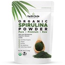 Spirulina Powder, Kosher, Raw and Non-Irradiated | Pure Vegan Protein | Premium Superfood, High in Aminosäuren und Antioxidantien - 4 Unze