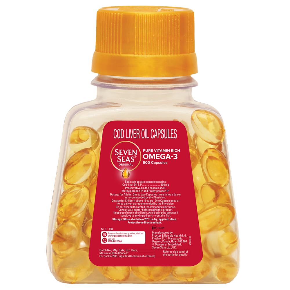 Seven Seas Cod Liver Fish Oil 500 capsule