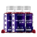Vitamatic Melatonina 20 mg Gummies per adulti, 30 Serve - 60 Gummies vegetariani - Supplemento non-Habit Forming