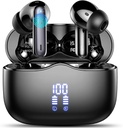 Arbudi wireless, Bluetooth 5.3 Cuffie nell'orecchio con 4 ENC Noise Cancelling Mic, HiFi Stereo Deep Bass Wireless Earphones 40H Playtime, in-Ear Earbud Bluetooth Dual LED Display IP7 impermeabile, USB-C